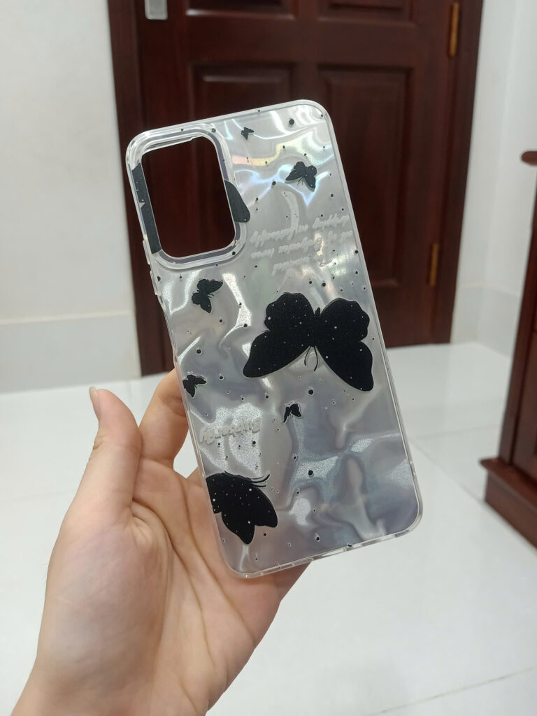 Ốp lưng Black Butterfly Hologram Wave