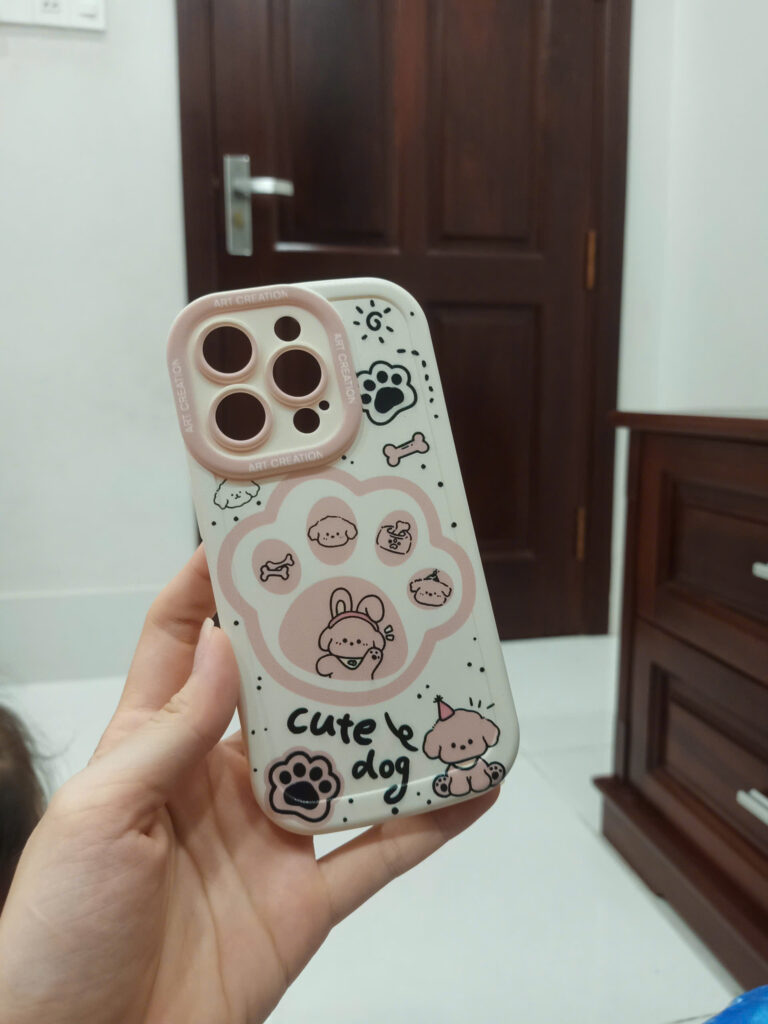 Ốp lưng Creamy Dog Paw Đáng Yêu