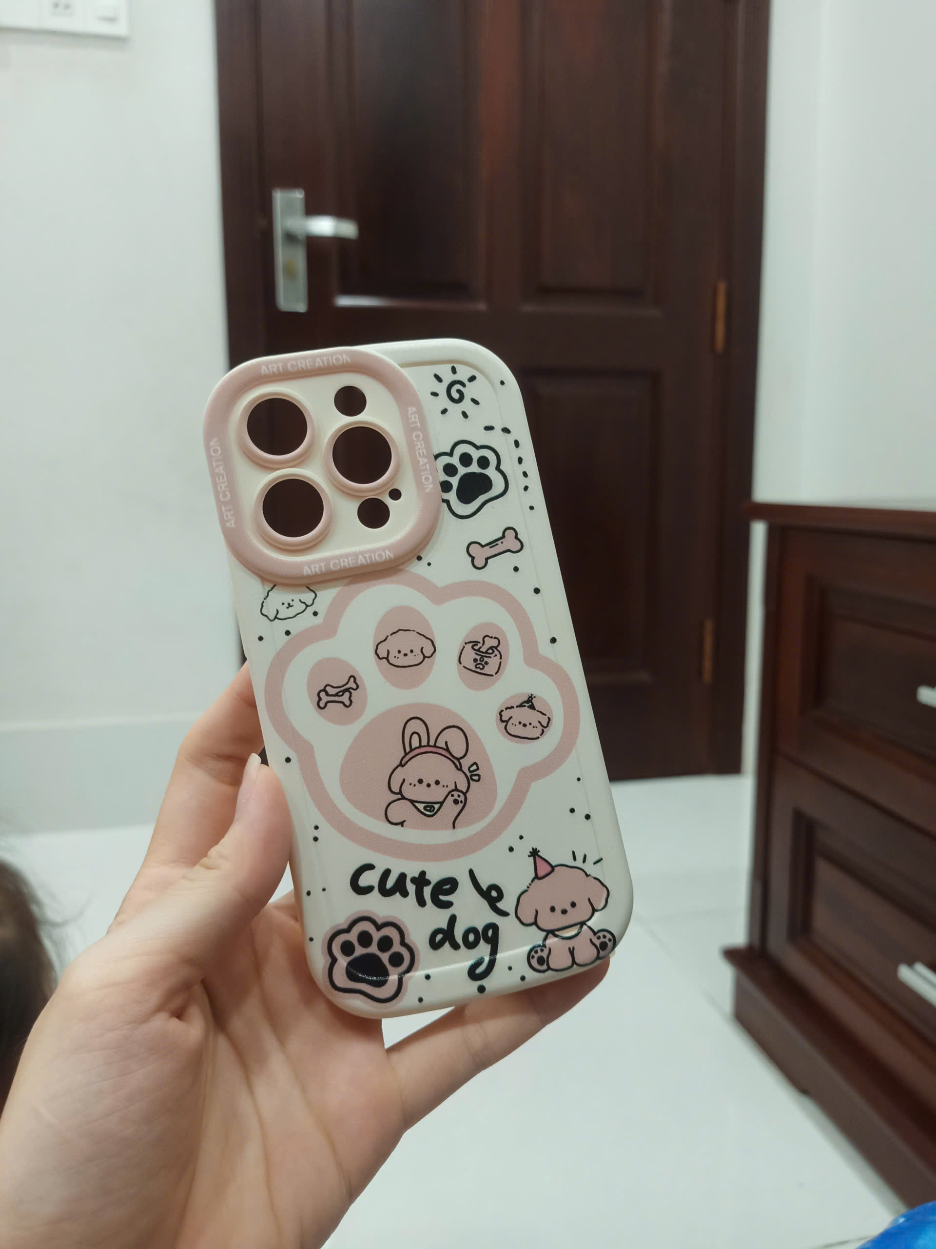 Ốp lưng Creamy Dog Paw Đáng Yêu