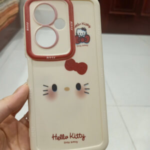 Ốp Lưng Redmi Note 13 Pro Hello Kitty Trắng Kem